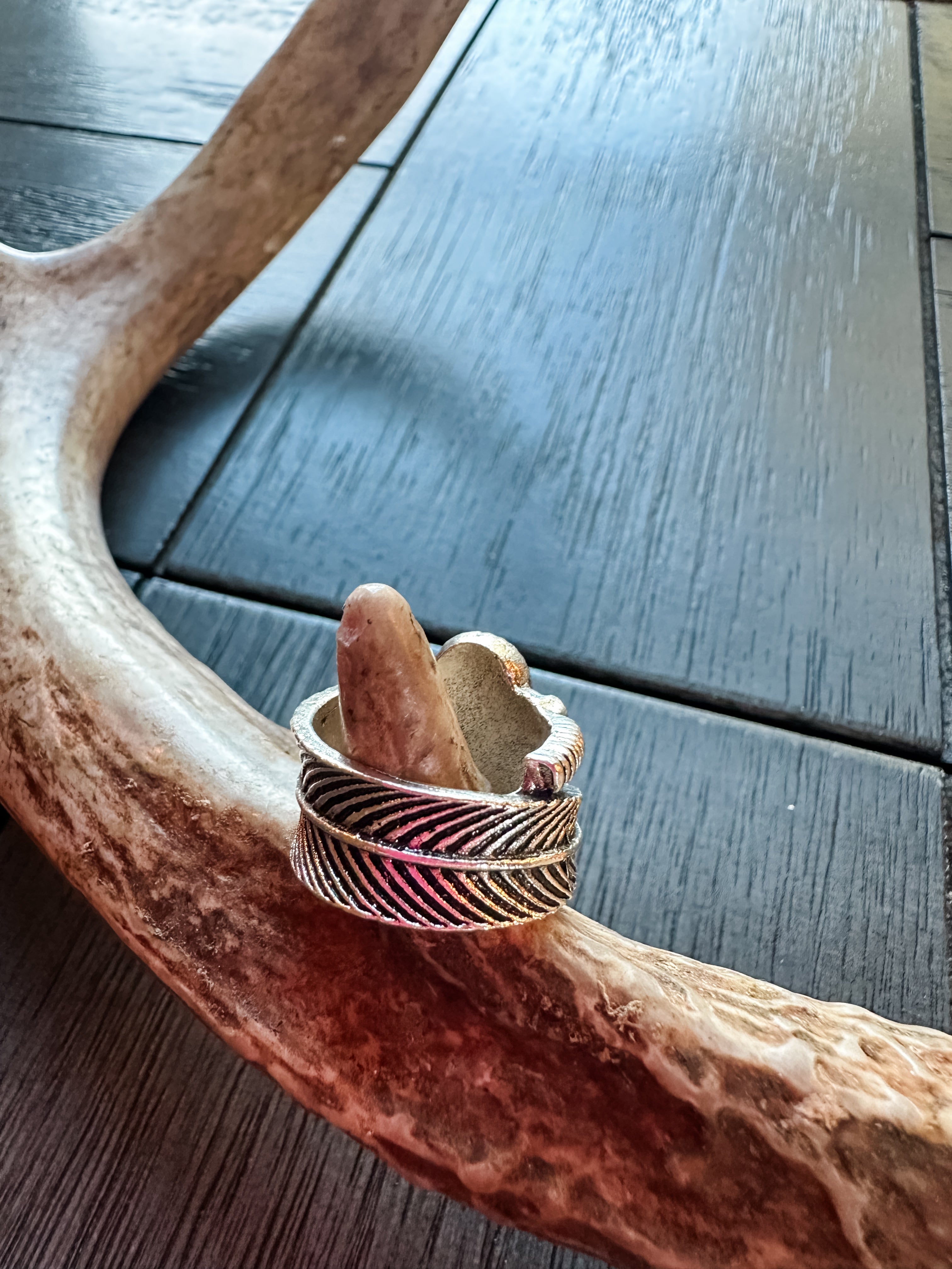 Turquoise Leaf Ring