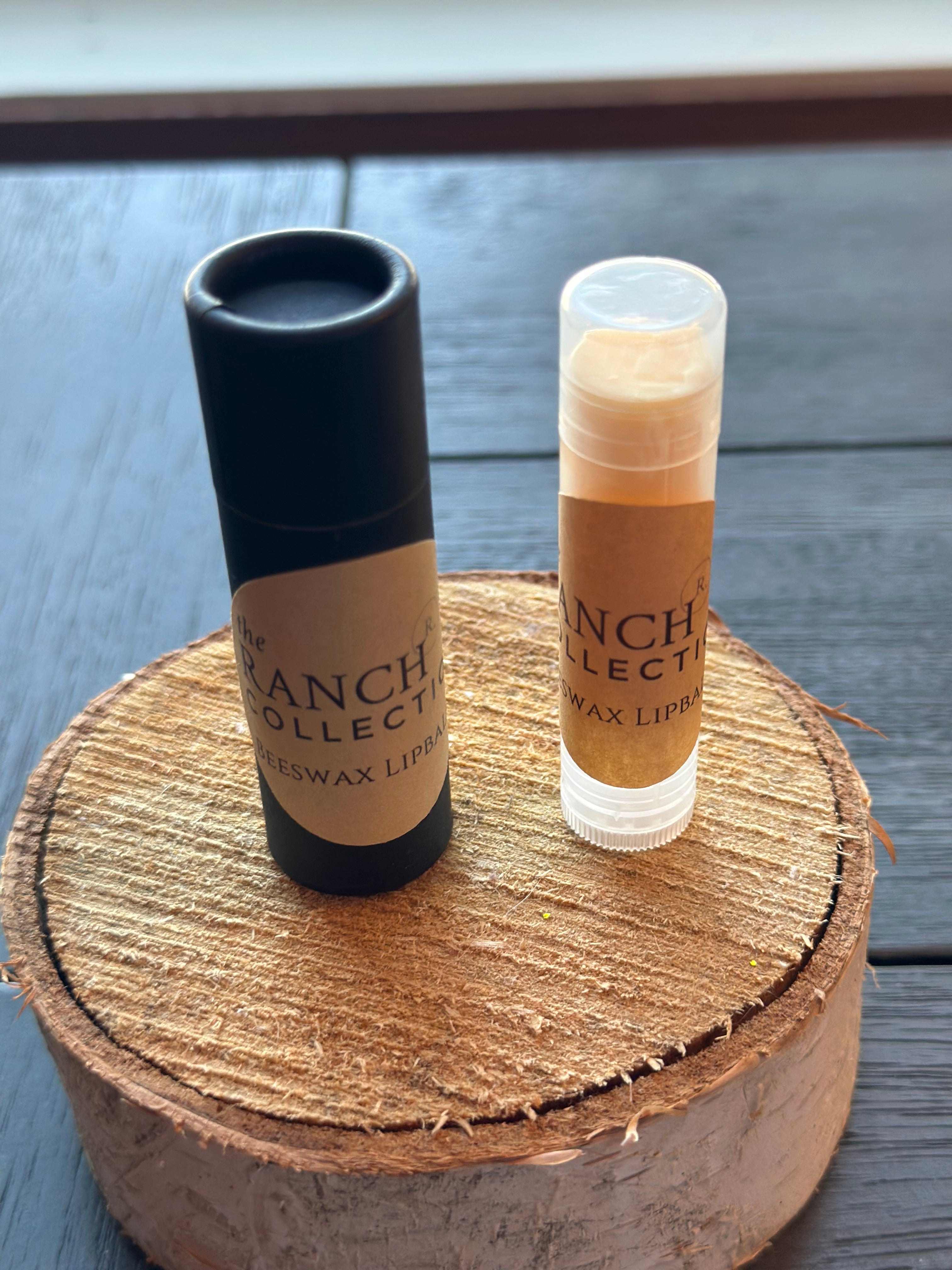 Beeswax lip balm- clear tube 0.15 oz