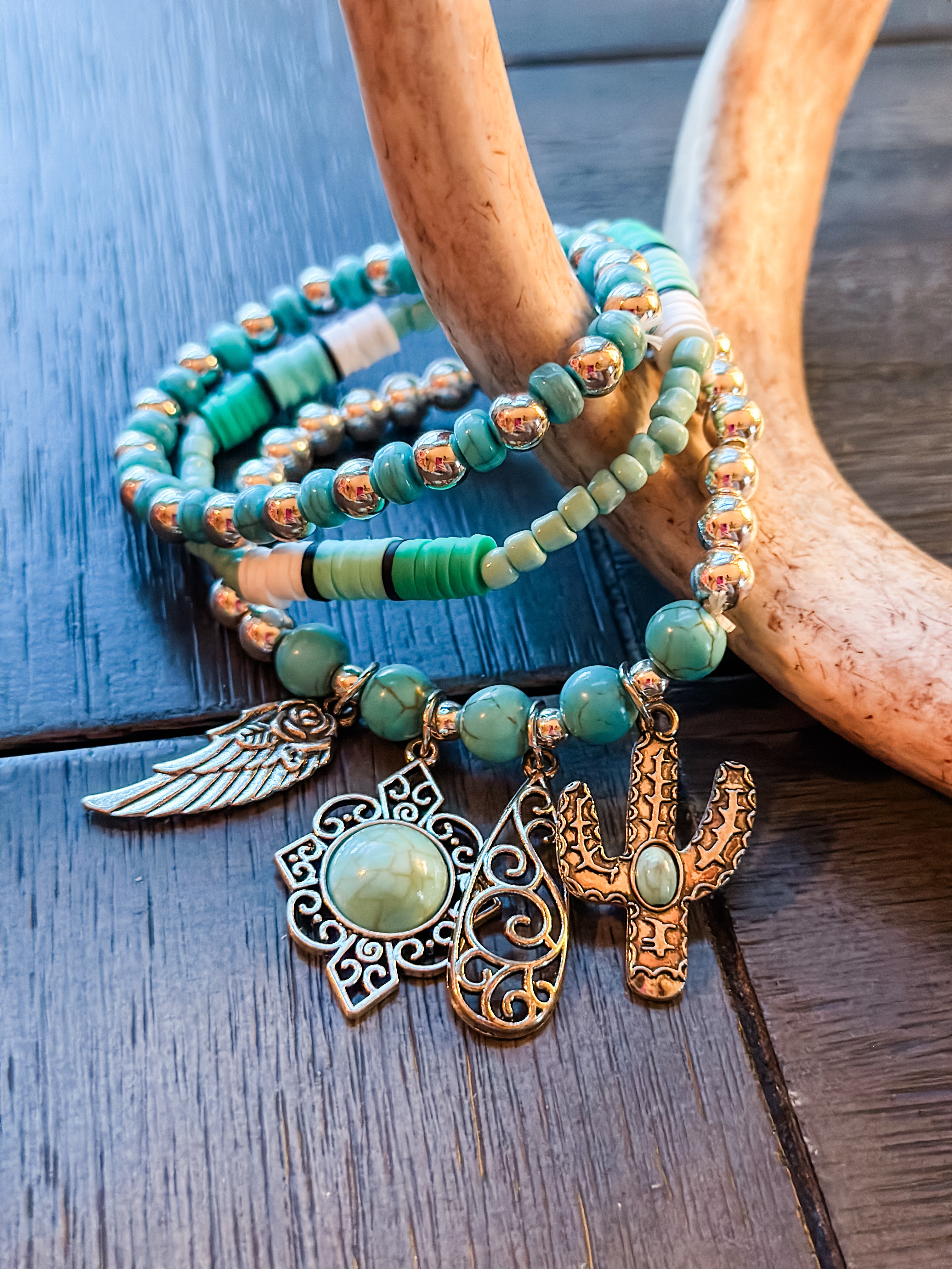 Western Charm bracelet set