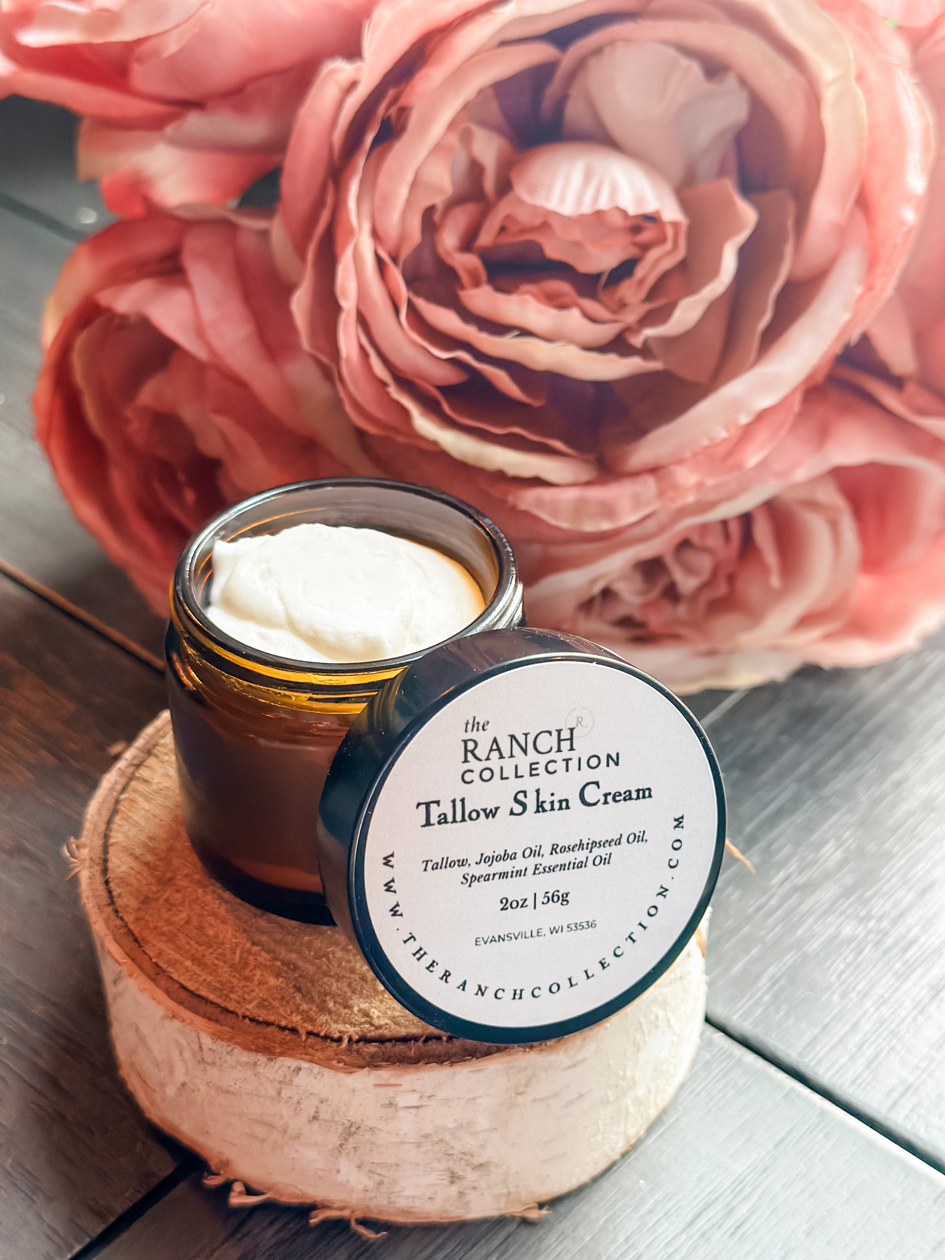 Tallow Skin Cream with Rose hip Seed oil